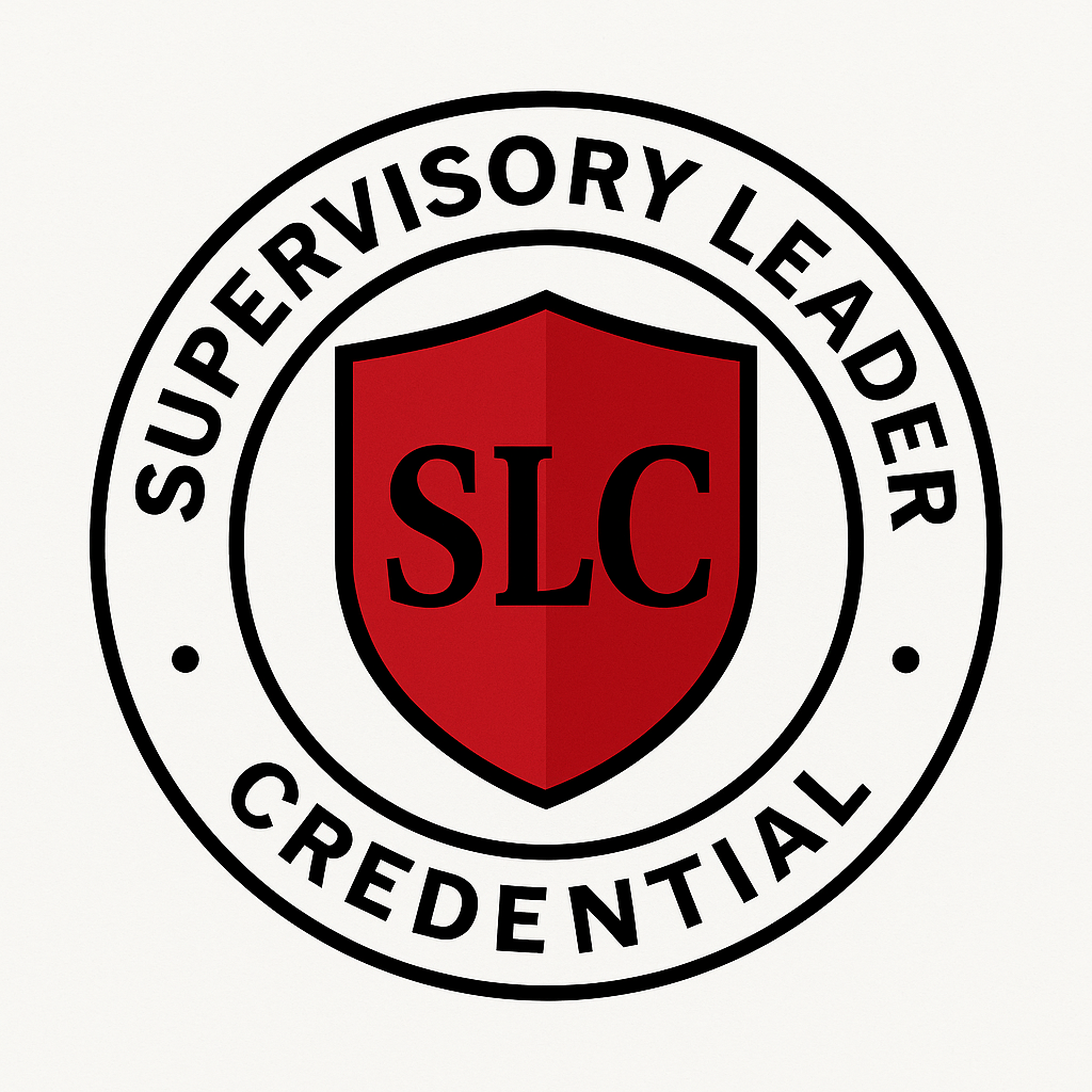 Supervisory Leader Credential badge.