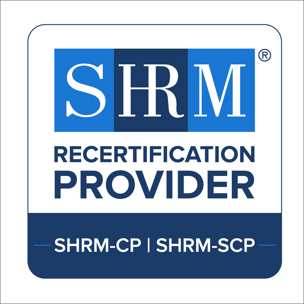 Official SHRM Recertification Provider badge